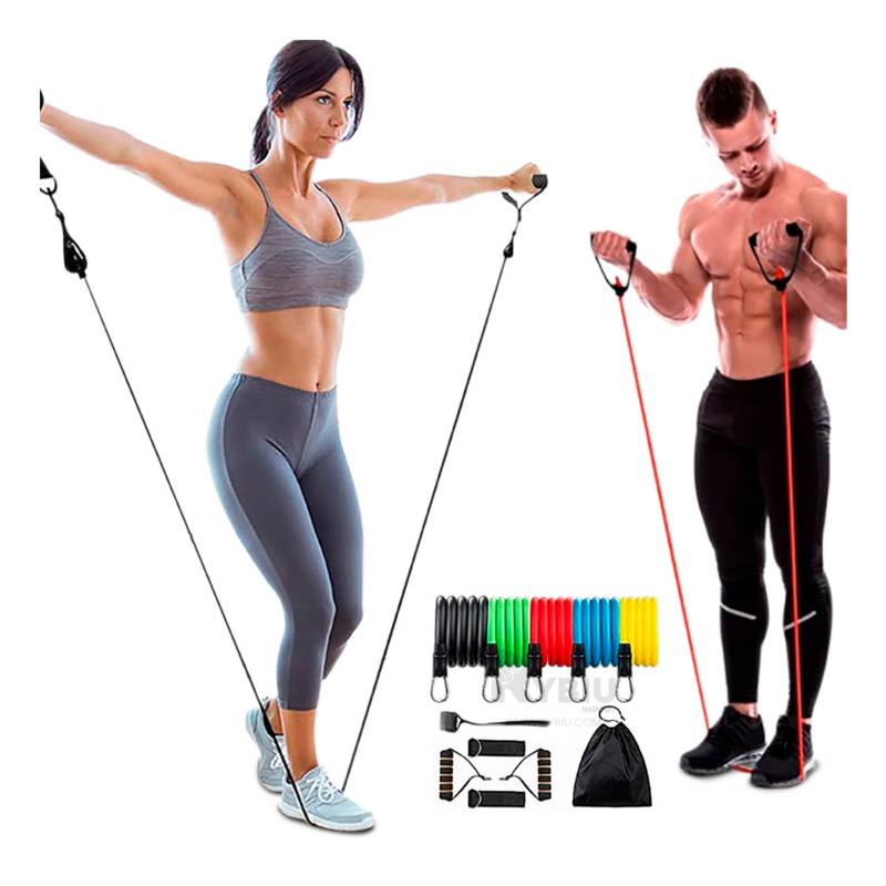 Super Bandas Elásticas 5 Niveles de Resistencia, Edición Fit