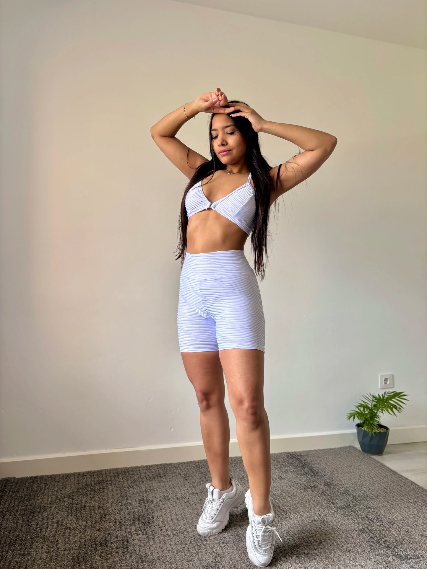 Conjunto Short Super Glow White
