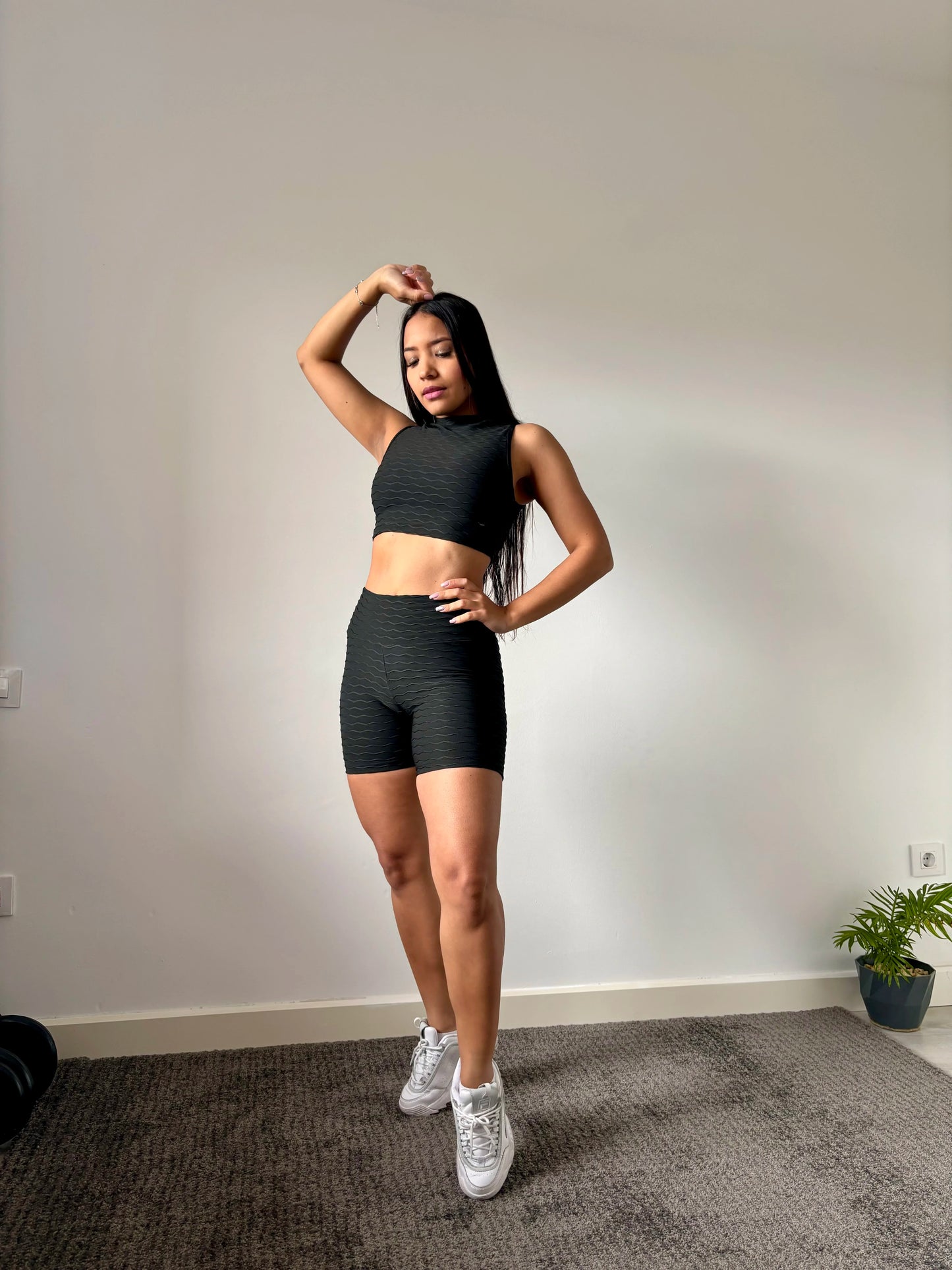 Conjunto Short Super Glow Black