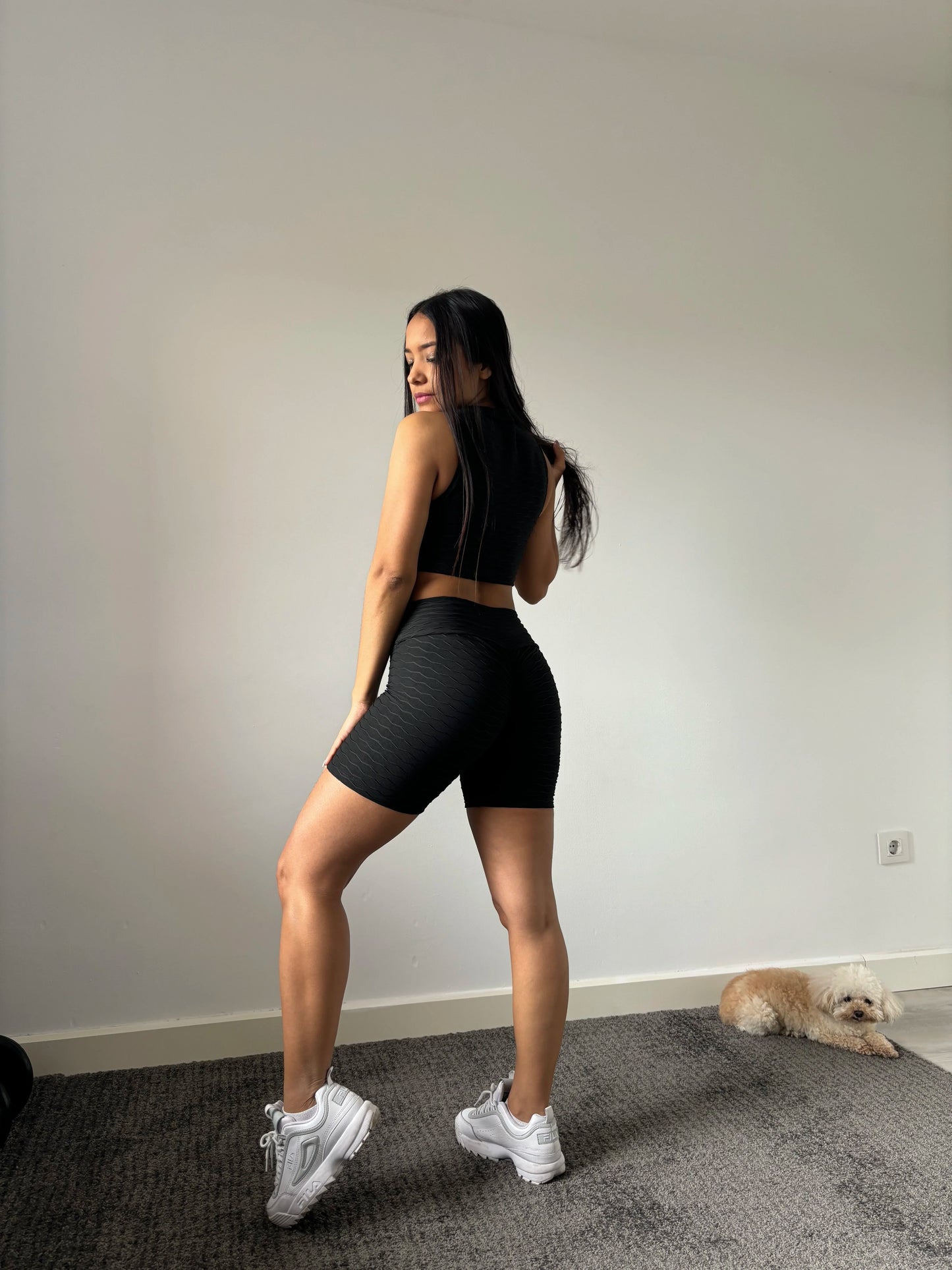 Conjunto Short Super Glow Black