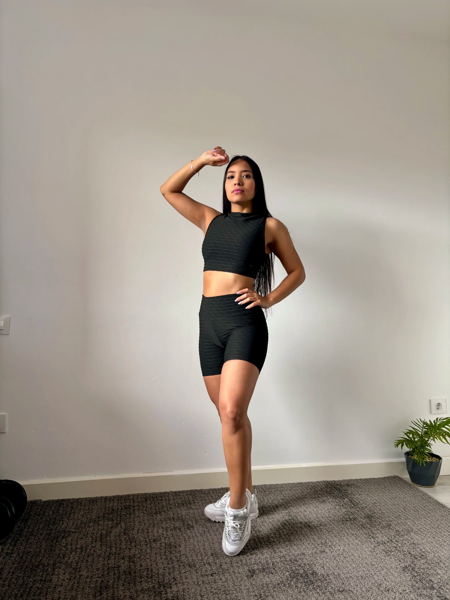 Conjunto Short Super Glow Black
