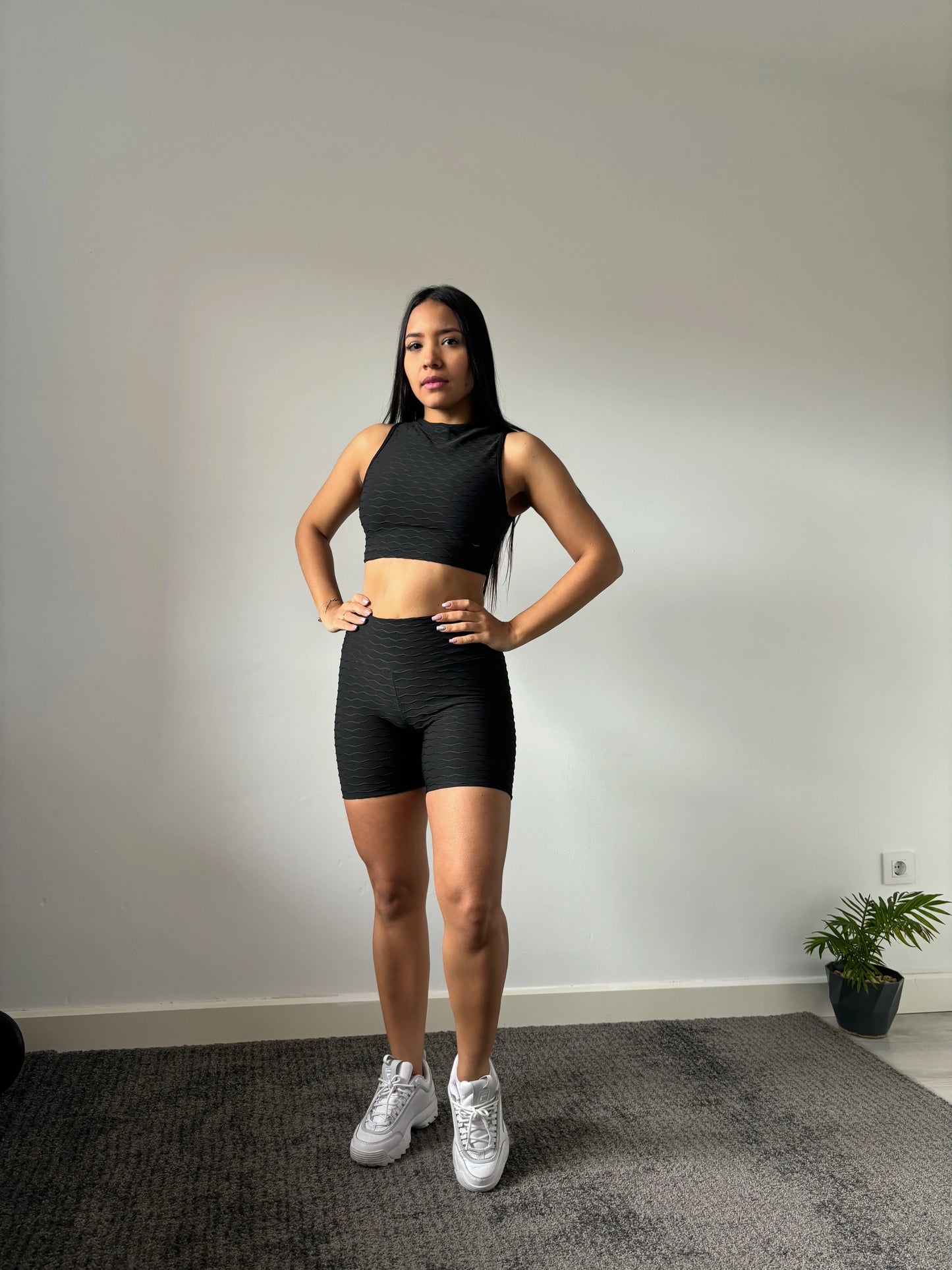 Conjunto Short Super Glow Black