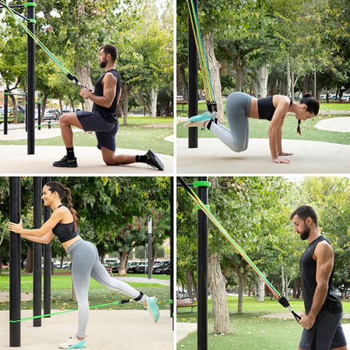 Super Bandas Elásticas 5 Niveles de Resistencia, Edición Fit