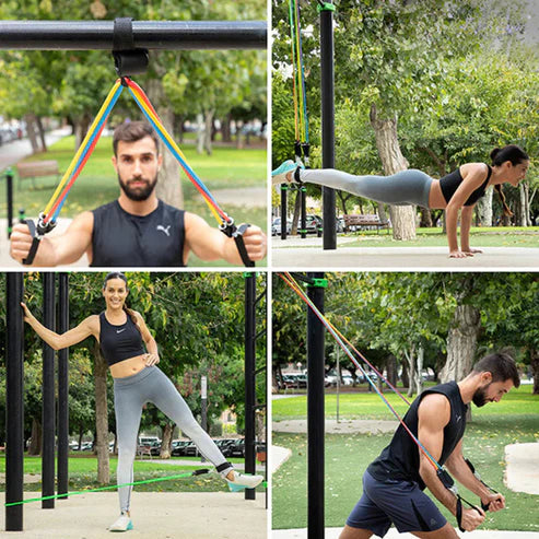 Super Bandas Elásticas 5 Niveles de Resistencia, Edición Fit