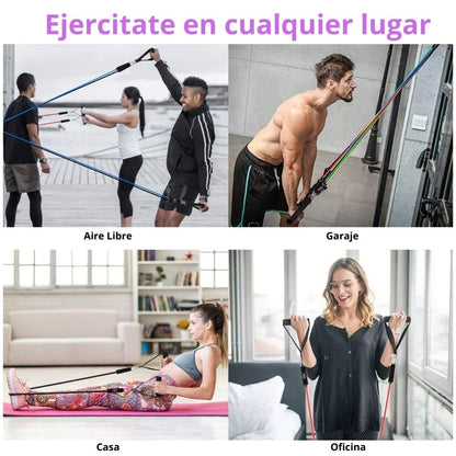 Super Bandas Elásticas 5 Niveles de Resistencia, Edición Fit
