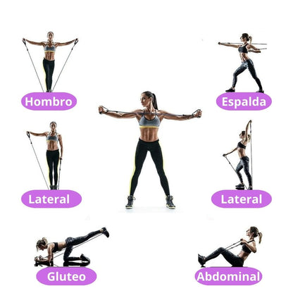 Super Bandas Elásticas 5 Niveles de Resistencia, Edición Fit